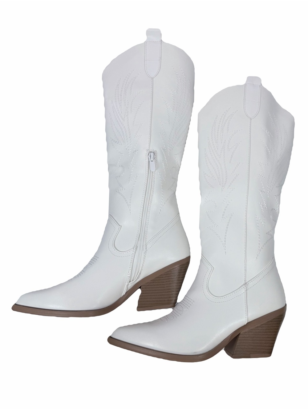 NWT AUPEWEL Western-Inspired Cowboy Boots Size 39 US 8.5) Women's